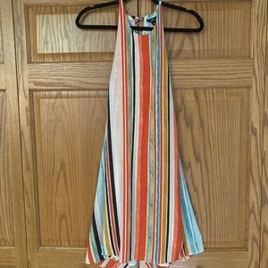 Stripe colorful dress